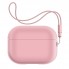 Силіконовий чохол ArmorStandart Silicone Case with straps з ремінцем для кейса AirPods Pro 2, рожевий