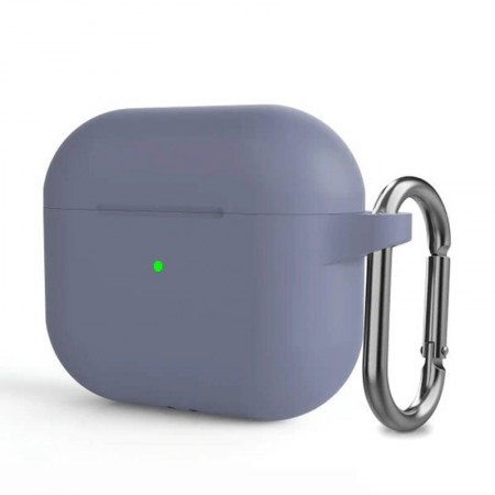 Силіконовий чохол ArmorStandart Hang Case для Apple AirPods 3 лавандовий з карабіном
