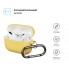 Силіконовий чохол для навушників Apple AirPods Pro ArmorStandart Hang Case з карабіном, жовтий