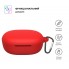 Силіконовий чохол для навушників Xiaomi Redmi Buds 4 Lite червоний ArmorStandart Hang Case з карабіном