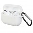 Силіконовий чохол ArmorStandart Silicone Case з карабіном для кейса AirPods Pro, білий