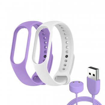 Комплект ремінців ArmorStandart Set для Xiaomi Mi Band 7/6/5  Lavender