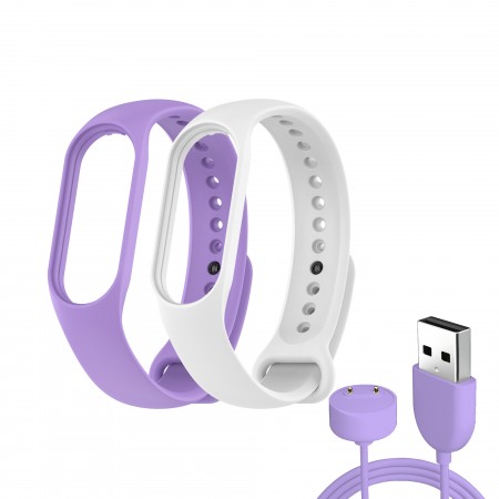 Комплект ремінців ArmorStandart Set для Xiaomi Mi Band 7/6/5  Lavender