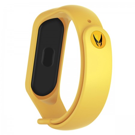 Ремешок ArmorStandart Superhero Edition для Xiaomi Mi Band 7/6/5, Wolverine Yellow