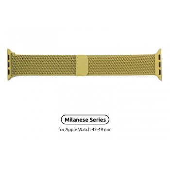 Ремінець для Apple Watch ArmorStandart Milanese Loop 49/46/45/44/42 (Series 1-3), жовтий