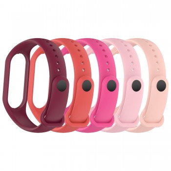Комплект ремінців ArmorStandart для Xiaomi Mi Band 7/6/5,  Pink Punch