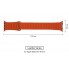 Ремінець ArmorStandart Leather Loop для Apple Watch 49/46/45/44/42, оранжевий