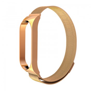 Ремешок ArmorStandart Milanese Magnetic Band для Xiaomi Mi Band 7, розовое золото