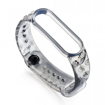 Ремінець ArmorStandart This is the Way для Xiaomi Mi Band 7/6/5, Dark Lord icon Transparent