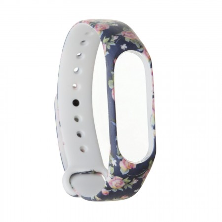 Ремінець ArmorStandart для Xiaomi Mi Band 4/3 Blue Flowers