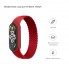 Ремінець для Xiaomi Mi Band 7/6/5/4 ArmorStandart Braided Solo Loop, колір Red, розмір L