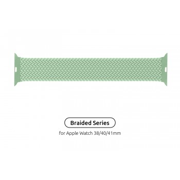 Ремінець ArmorStandart Braided Solo Loop для Apple Watch 42/41/40/38, Mint, Size 6 (144 mm)