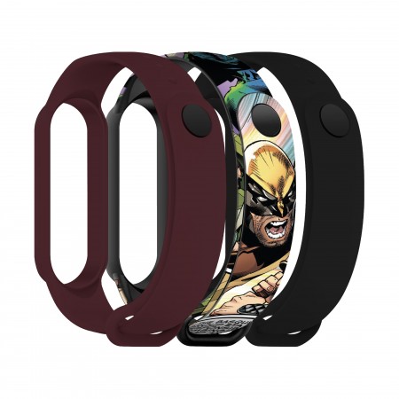 Комплект ремешков ArmorStandart для Xiaomi Mi Band 7/6/5 Wolverine comix