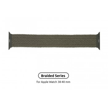 Ремінець для Apple Watch ArmorStandart Braided Solo Loop Inverness Green Size 2 (120 мм)