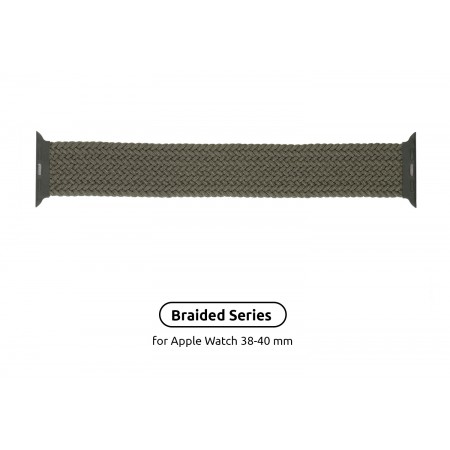 Ремешок для Apple Watch ArmorStandart Braided Solo Loop Inverness Green Size 2 (120 мм)