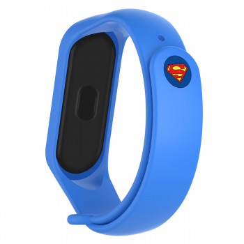 Ремінець для фітнес-браслета ArmorStandart Superhero Edition для Xiaomi Mi Band 4/3 Superman Blue
