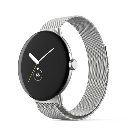 Ремешок ArmorStandart Milanese Magnetic Band для Google Pixel Watch / Watch 2 / Watch 3 41 мм, серебристый