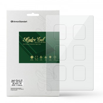 Гідрогелева плівка для Apple Watch ArmorStandart Supreme, SE 2024/SE 2023/SE 2022/SE 2020/6, 44mm, 6 шт