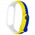 Ремінець для фітнес-браслета ArmorStandart Xiaomi Mi Band 7/6/5  Blue - Yellow