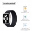 Ремінець для Apple Watch ArmorStandart Braided Solo Loop Charcoal Size 2 (120 мм)