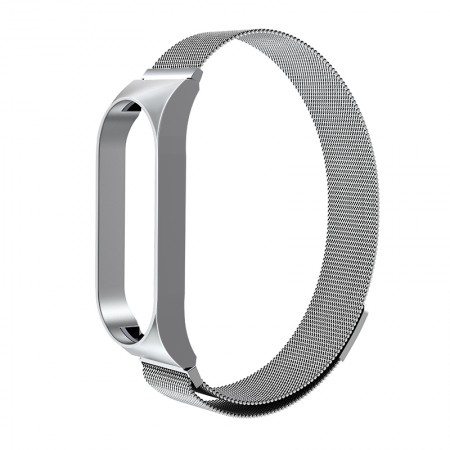 Ремешок ArmorStandart Milanese Magnetic Band для Xiaomi Mi Band 7, серебристый
