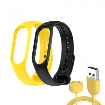 Комплект ремінців для Xiaomi Mi Band 7/6/5 ArmorStandart Set , жовтий