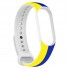 Ремінець для фітнес-браслета ArmorStandart Xiaomi Mi Band 7/6/5  Blue - Yellow