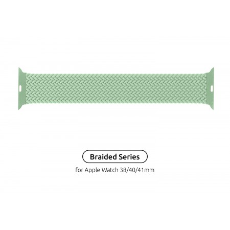 Ремінець ArmorStandart Braided Solo Loop для Apple Watch 42/41/40/38, Mint, Size 2 (120 mm)