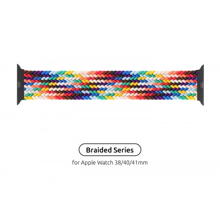 Ремешок ArmorStandart Braided Solo Loop для Apple Watch 42/41/40/38, Pride Edition, Size 4 (132 mm)