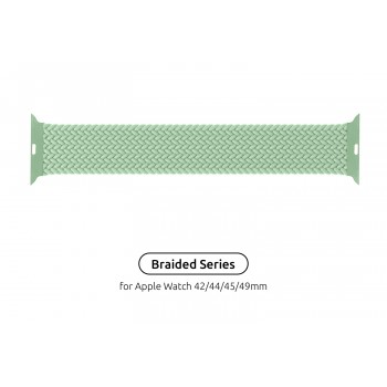 Ремінець ArmorStandart Braided Solo Loop для Apple Watch Series 1-3, Mint, розмір 8 (160 мм)