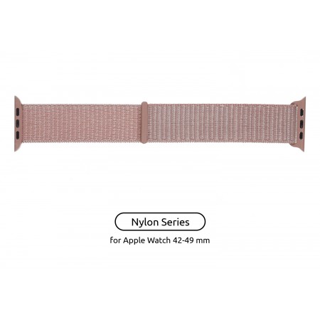 Ремінець для Apple Watch ArmorStandart Nylon Band, Pink Sand, 49/46/45/44/42 (Series 1-3)