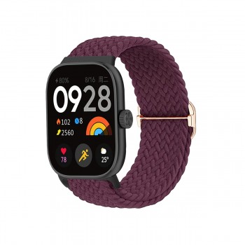 Ремінець ArmorStandart Braided Solo Loop для Xiaomi Mi Band 9 Pro / 8 Pro / Redmi Watch 4 / Redmi Watch 5, Purple