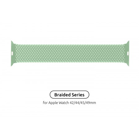 Ремешок ArmorStandart Braided Solo Loop для Apple Watch Series 1-3, Mint, размер 6 (148 мм)