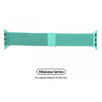 Ремінець для Apple Watch ArmorStandart Milanese Loop 49/46/45/44/42 (Series 1-3), м'ятно-зелений