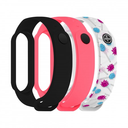 Комплект ремінців ArmorStandart для Xiaomi Mi Band 7/6/5, RM Candy