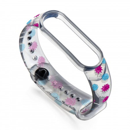 Ремінець для фітнес-браслета ArmorStandart RM для Xiaomi Mi Band 7/6/5 Candy Transparent