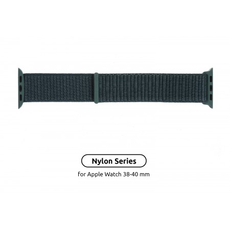 Ремешок ArmorStandart Nylon Band для Apple Watch 42/41/40/38, Pine Green