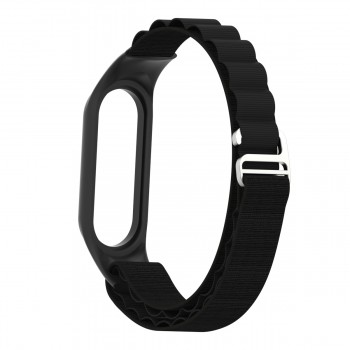 Ремінець ArmorStandart AlpinaStyle Band для Xiaomi Mi Band 7/6/5/4 Black