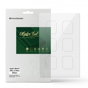 Гідрогелева плівка для Apple Watch ArmorStandart Supreme, Ultra 2/Ultra, 49mm, 6 шт