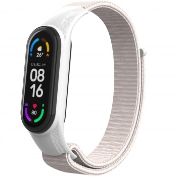 Ремешок нейлоновый ArmorStandart для Xiaomi Mi Band 7/6/5/4, розовый