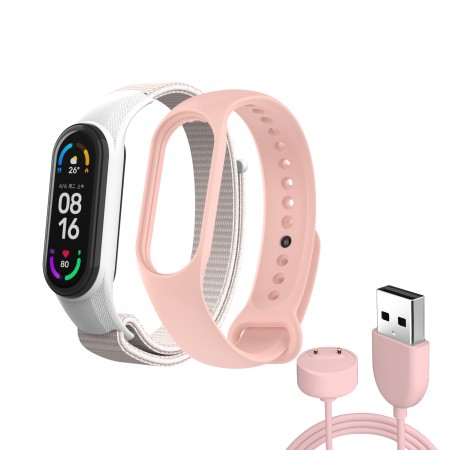 Комплект ремінців ArmorStandart Set для Xiaomi Mi Band 7/6/5  Pink
