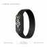 Ремінець ArmorStandart Braided Solo Loop для Xiaomi Mi Band 7/6/5/4 Black size S