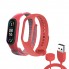Комплект ремінців ArmorStandart Set для Xiaomi Mi Band 7/6/5  Red