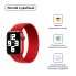 Ремешок ArmorStandart Braided Solo Loop для Apple Watch 42/41/40/38, Red, Size 2 (120 mm)