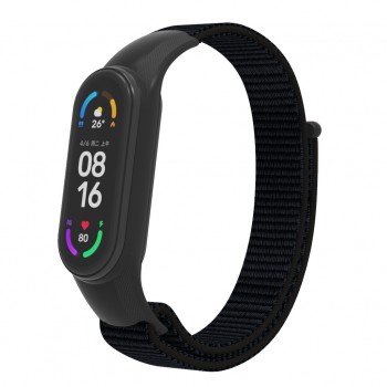 Нейлоновий ремінець для Xiaomi Mi Band 7/6/5/4 ArmorStandart Black