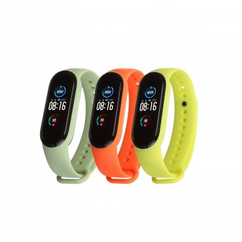 Комплект ремінців ArmorStandart для Xiaomi Mi Band 7/6/5, Neon Check