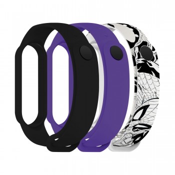 Комплект ремінців ArmorStandart Symbiosis comix для Xiaomi Mi Band 7/6/5