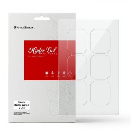 Гідрогелева плівка ArmorStandart для Xiaomi Redmi Watch 5 Lite, 6 шт