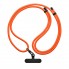 Ремінець для смартфона ArmorStandart Rope Black Tangerine з холдером для чохла, регульований