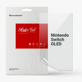 Гидрогелевая пленка ArmorStandart для Nintendo Switch OLED, самовосстанавливающаяся Гидрогелевая пленка ArmorStandart для Nintendo Switch OLED, самовосстанавливающаяся